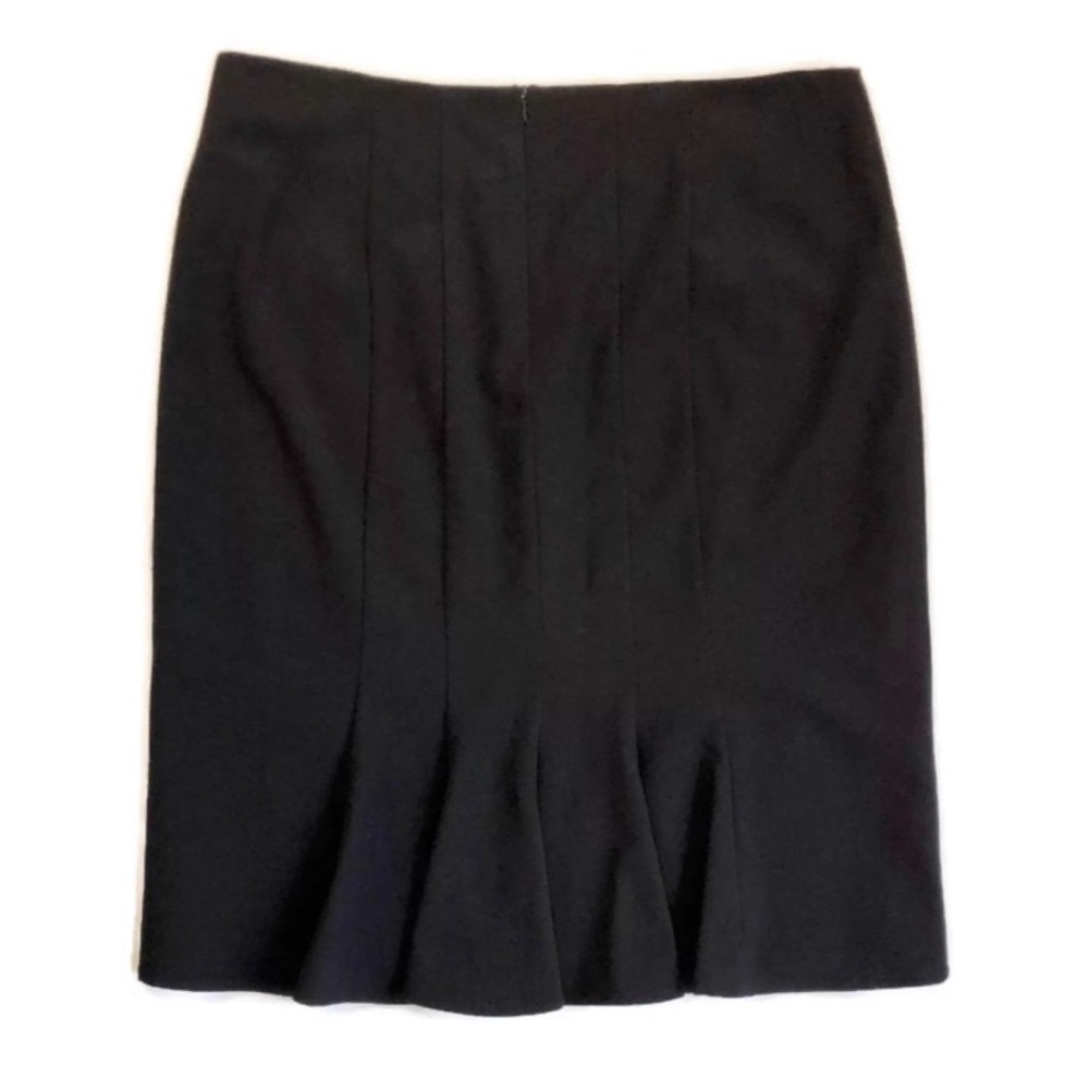 AGB Black Stretch Skirt Sz 10 Back Flared Hem